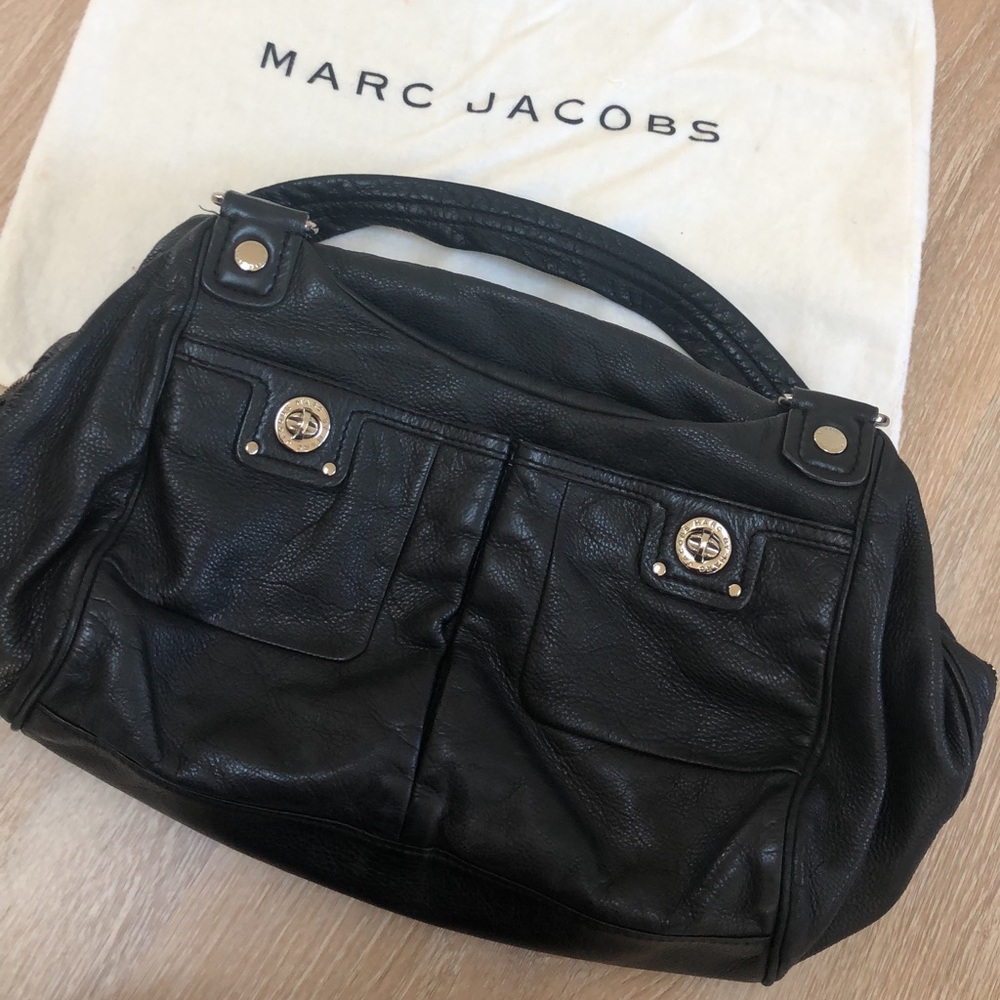 BLACK LEATHER, Marc Jacobs purse